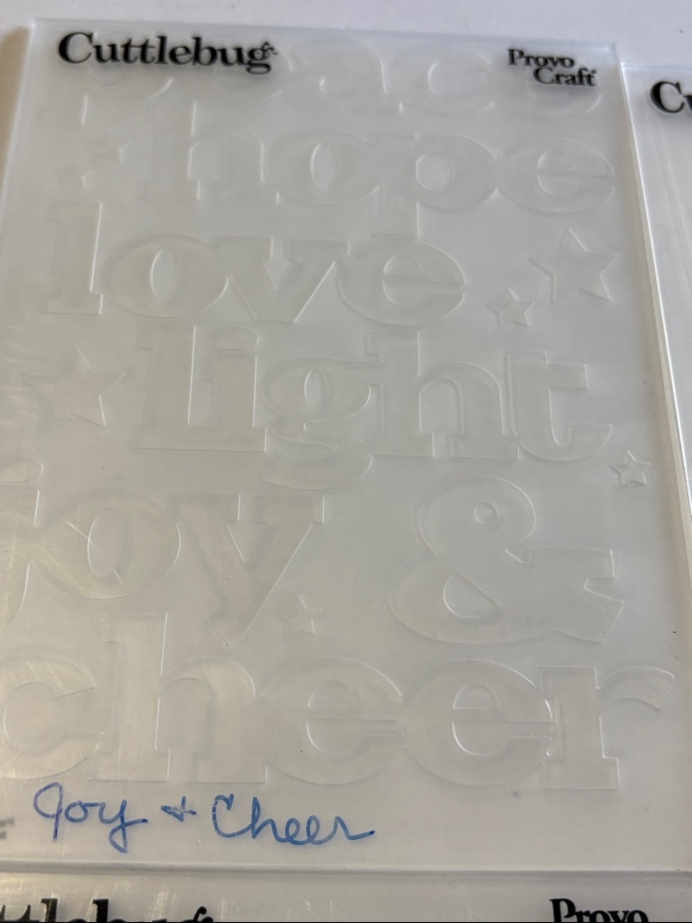 Cuttlebug Embossing Folders - Clear Set - Picture 10 of 16